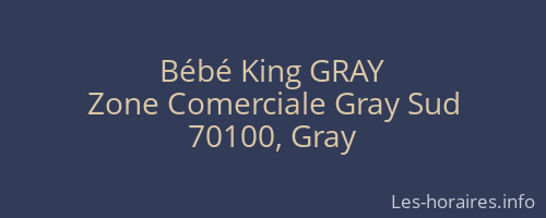 Bébé King GRAY