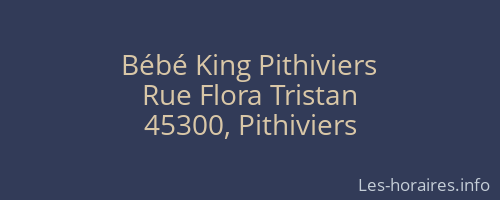 Bébé King Pithiviers