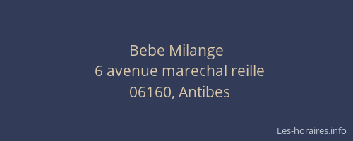 Bebe Milange