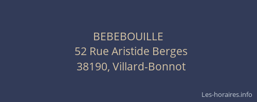 BEBEBOUILLE
