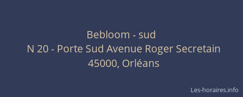 Bebloom - sud