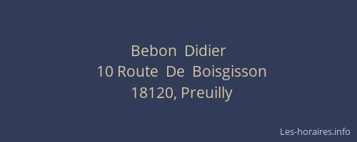 Bebon  Didier