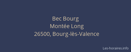 Bec Bourg