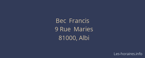 Bec  Francis