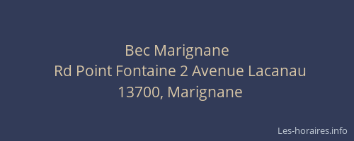 Bec Marignane