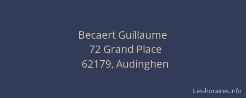 Becaert Guillaume