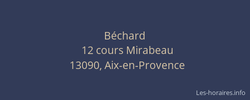 Béchard