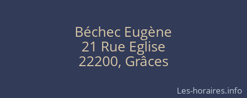 Béchec Eugène
