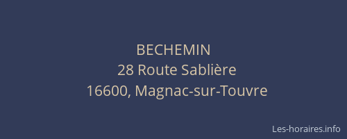 BECHEMIN