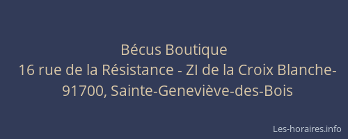 Bécus Boutique