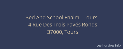 Bed And School Fnaim - Tours