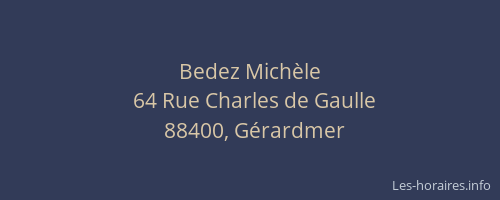 Bedez Mich&egrave;le