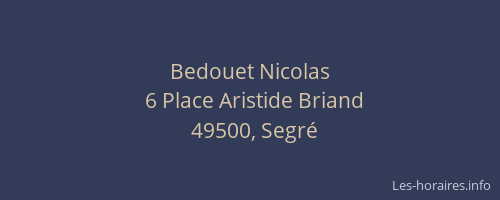 Bedouet Nicolas