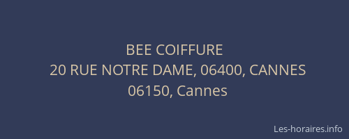BEE COIFFURE