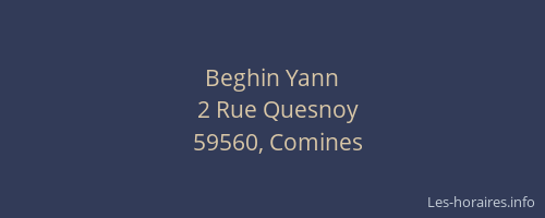 Beghin Yann