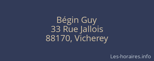 Bégin Guy