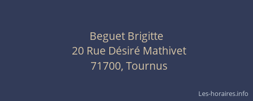 Beguet Brigitte