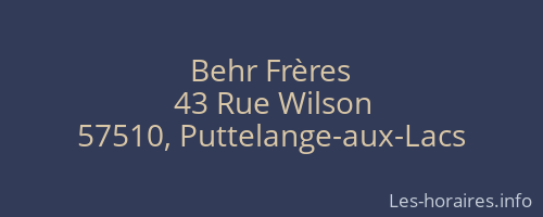 Behr Frères