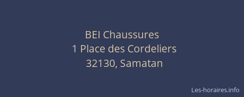 BEI Chaussures