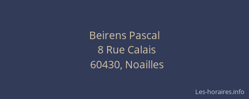 Beirens Pascal