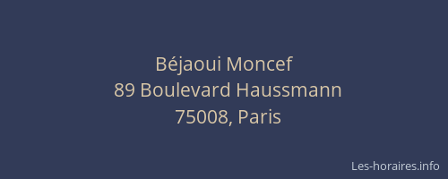 Béjaoui Moncef