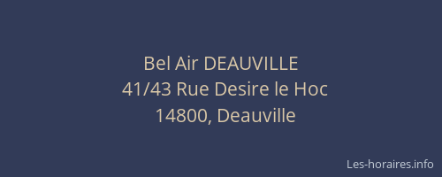 Bel Air DEAUVILLE