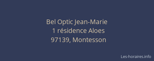 Bel Optic Jean-Marie