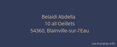 Belaidi Abdella