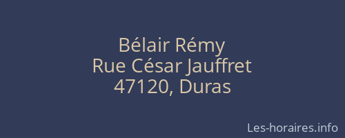 Bélair Rémy