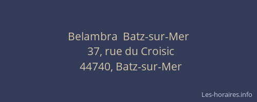 Belambra  Batz-sur-Mer