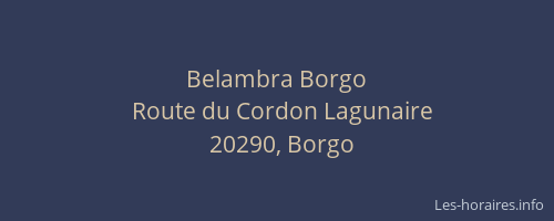 Belambra Borgo