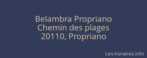 Belambra Propriano