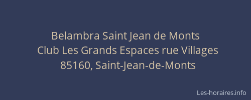 Belambra Saint Jean de Monts