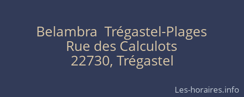 Belambra  Trégastel-Plages