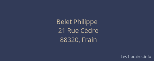 Belet Philippe