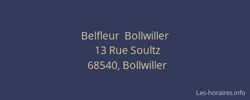 Belfleur  Bollwiller