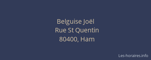 Belguise Jo&euml;l