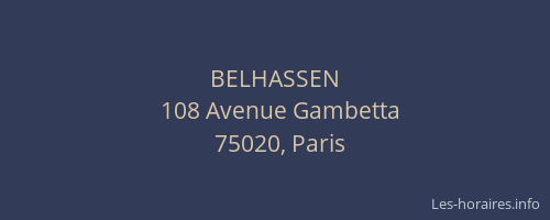 BELHASSEN