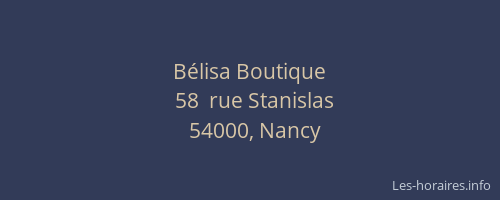 Bélisa Boutique