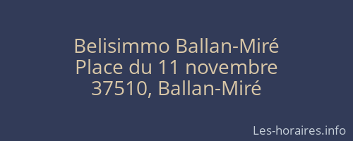 Belisimmo Ballan-Miré
