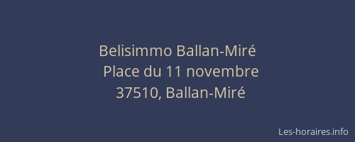 Belisimmo Ballan-Mir&eacute;