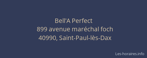 Bell'A Perfect