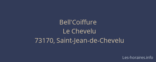 Bell'Coiffure