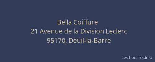 Bella Coiffure
