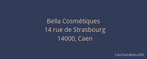 Bella Cosmétiques