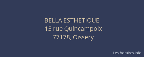 BELLA ESTHETIQUE
