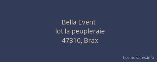 Bella Event