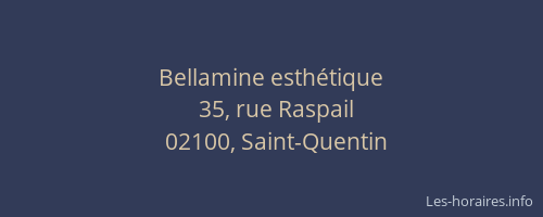 Bellamine esthétique