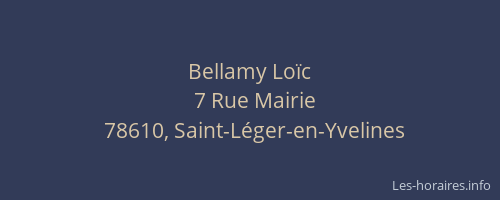 Bellamy Loïc