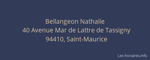 Bellangeon Nathalie